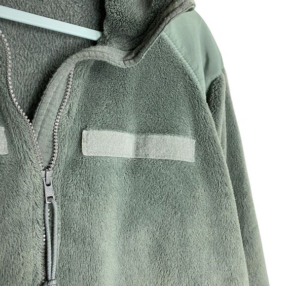 US Military Gen III Fleece Jacket Mens Medium X-Long Army Cold Weather Green USA - Picture 8 of 14